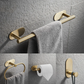 MHome 4-Piece DIY Self-Adhesive Bathroom Accessory Set – Modern & Hassle-Free