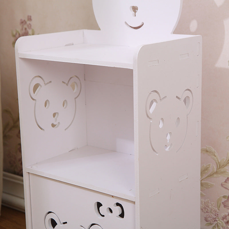 MFurn Mini Bedside Cabinet – Multi-Functional Bear Organiser Rack
