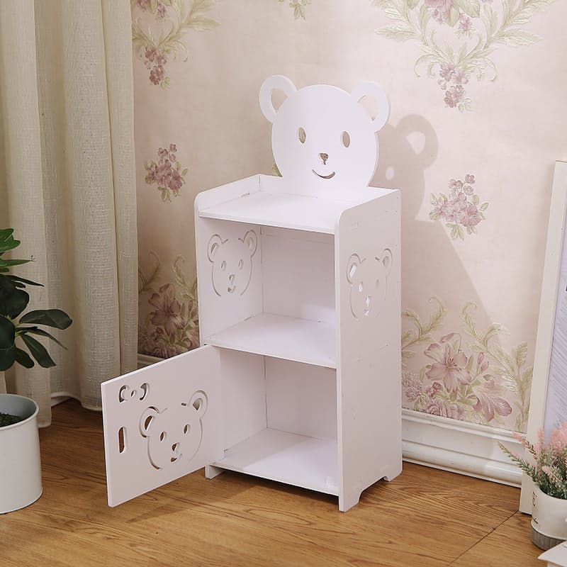 MFurn Mini Bedside Cabinet – Multi-Functional Bear Organiser Rack