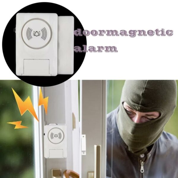 HOMELUS Wireless Magnetic Sensor Window Door Entry Alarm System