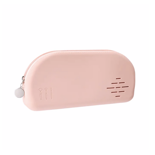 Silicone Makeup & Brush Travel Case – Waterproof Cosmetic Organizer