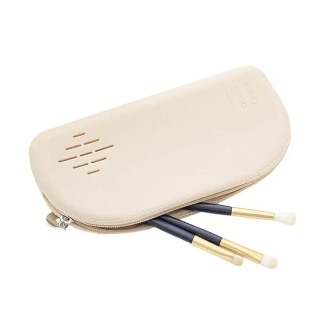 Silicone Makeup & Brush Travel Case – Waterproof Cosmetic Organizer