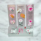 Cat Themed Pencil Case with Heart-Shaped Removable Stickers
