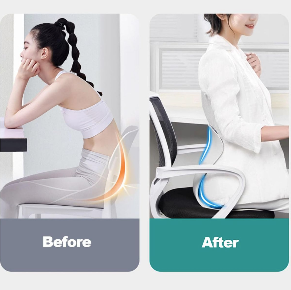 MHome Ergonomic Sitting Posture Correction Chair – Lumbar Support Cushion