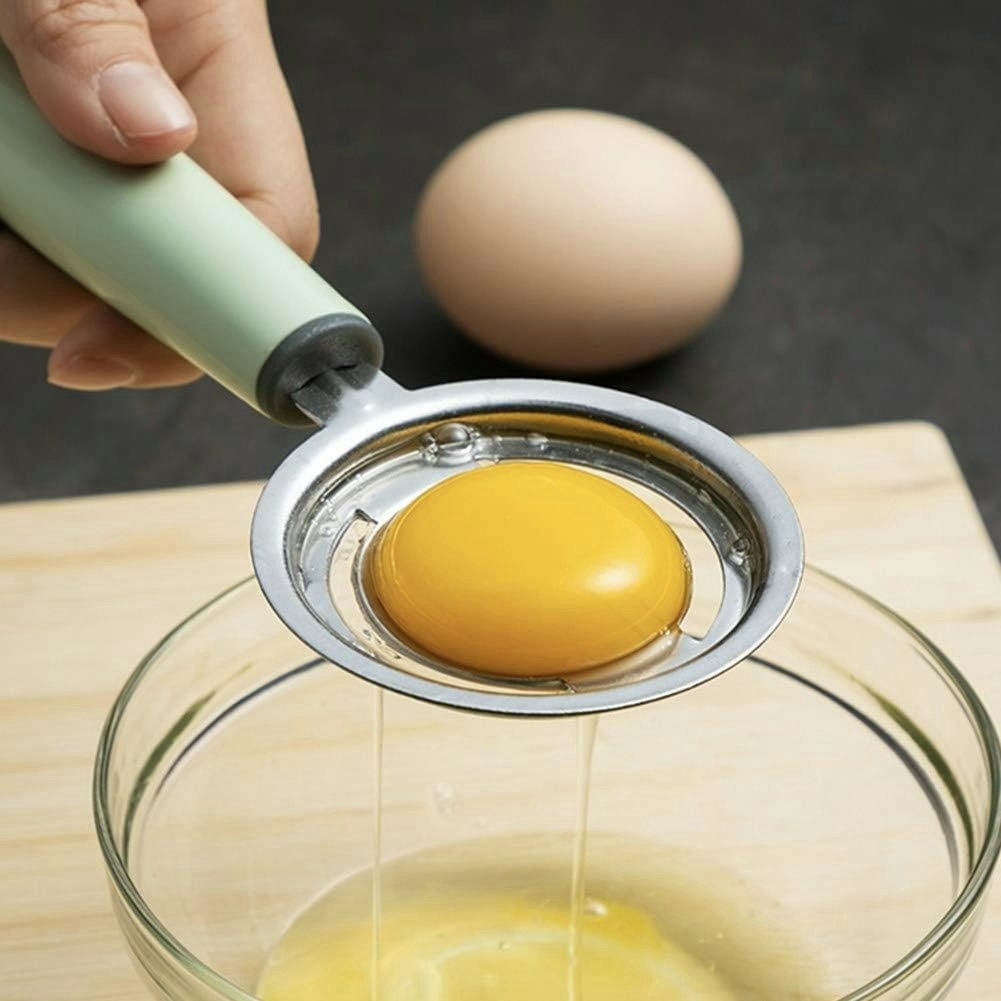 MHome Stainless Steel Handheld Egg Yolk Separator