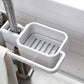 MHome Adjustable Faucet Soap And Cloth Organiser For Kitchen And Bathroom