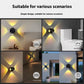 MHome Rechargeable Magnetic Motion Sensor Wall Light, Type-C, 3 Modes