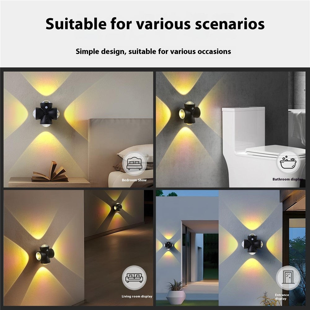 MHome Rechargeable Magnetic Motion Sensor Wall Light, Type-C, 3 Modes