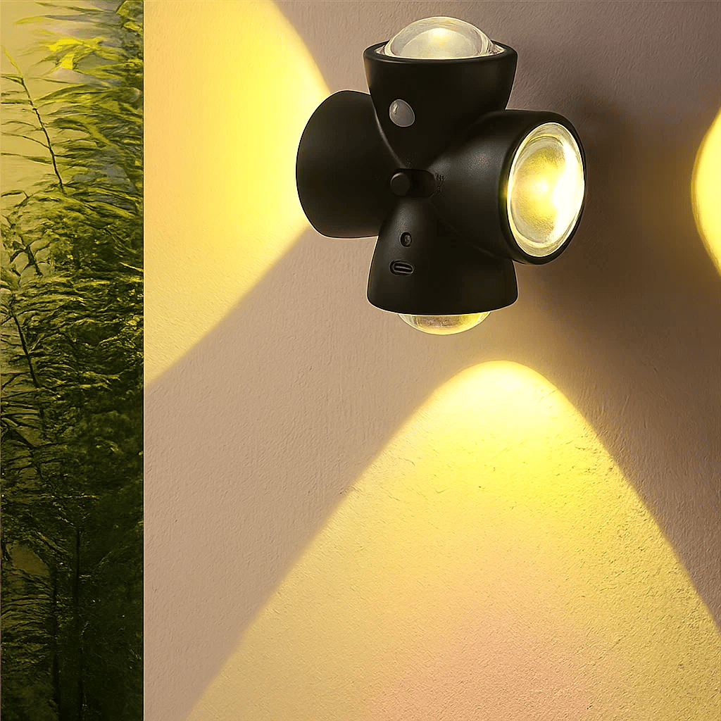 MHome Rechargeable Magnetic Motion Sensor Wall Light, Type-C, 3 Modes