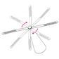 Fly Fan – Portable Fly Repellent Fan for Indoor & Outdoor Bug-Free Dining