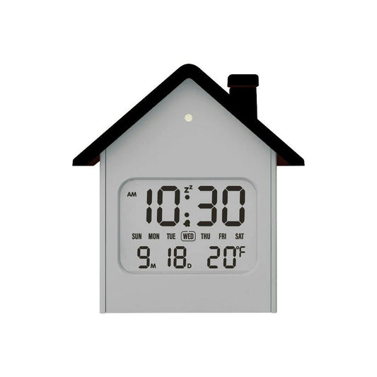 Digital LCD Display Alarm Clock with Calendar & Temperature