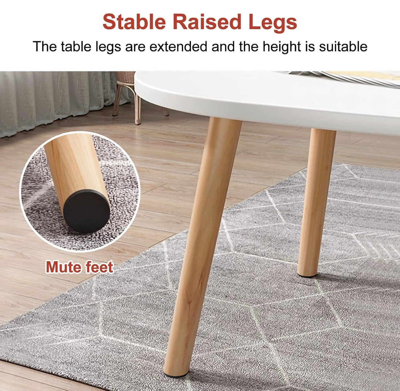 MFURN Coffee Table Modern Living Room coffe table Nesting coffee tables for living room Set of 2-Various Colours