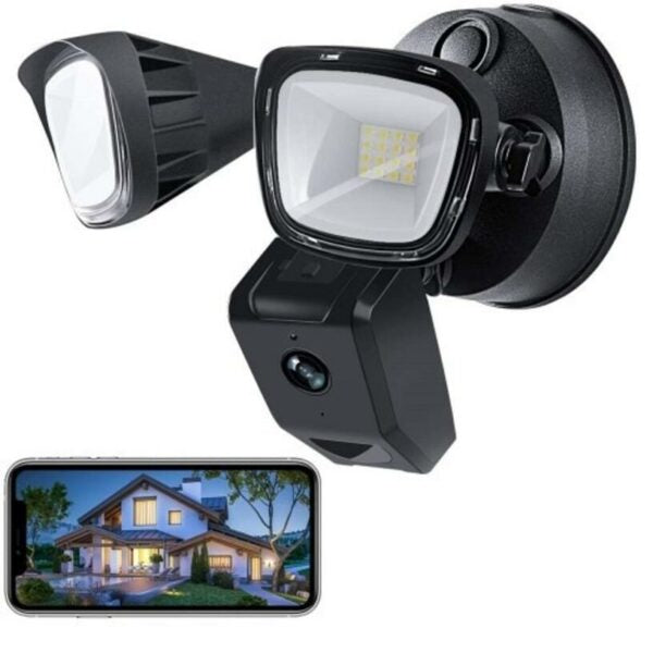 D3 LED Flood Light with Wifi Camera