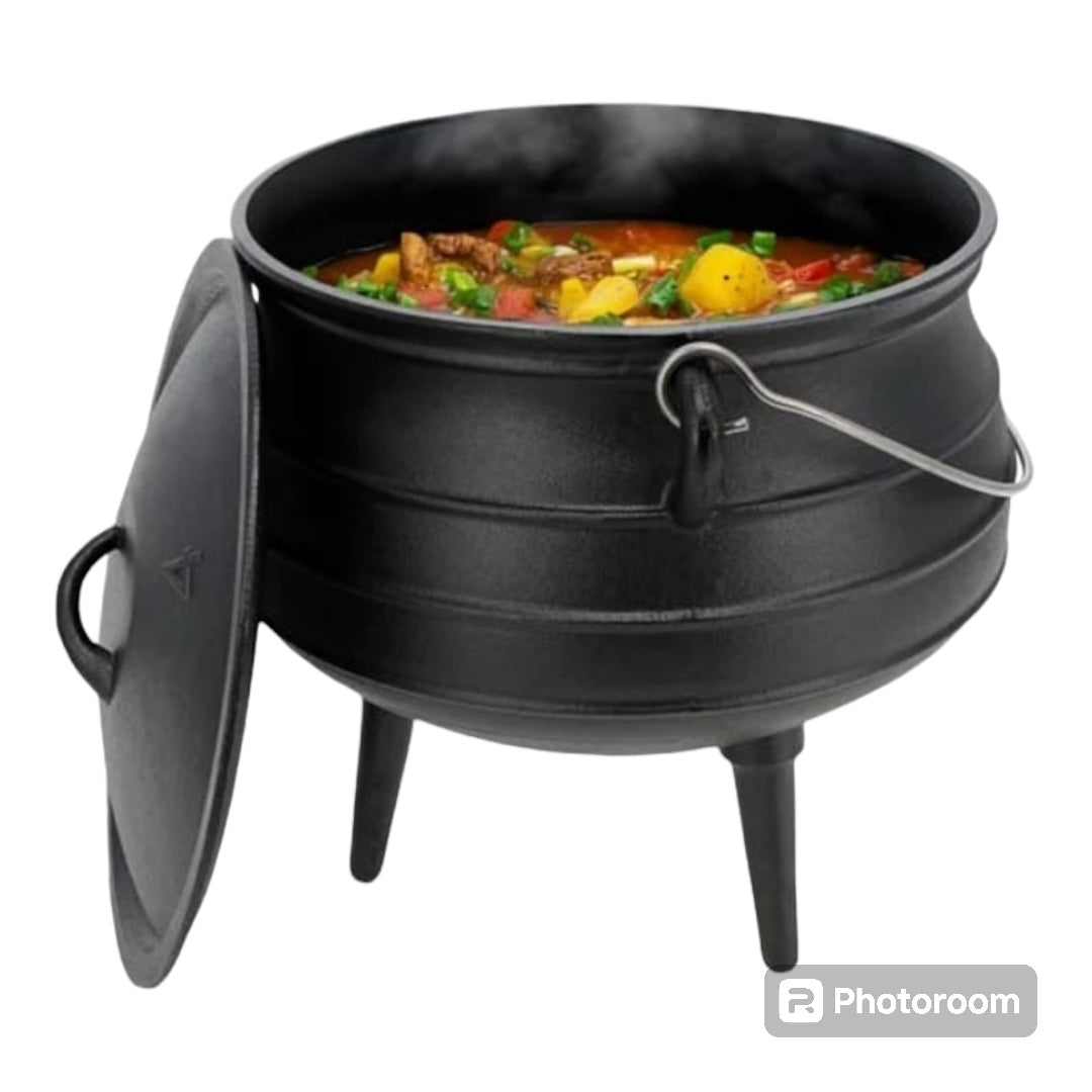 Potjie Pot Cast Iron 3-Legged No.10 28L β Megamall Online Store