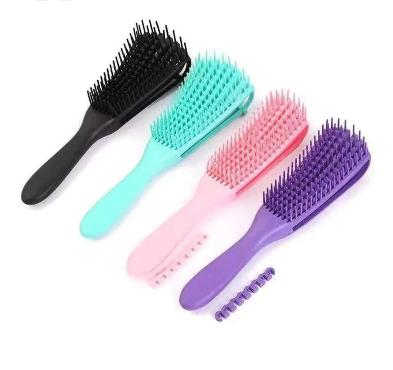 Detangler Brush Massage Comb Hard Hair Brush For Curly Hair