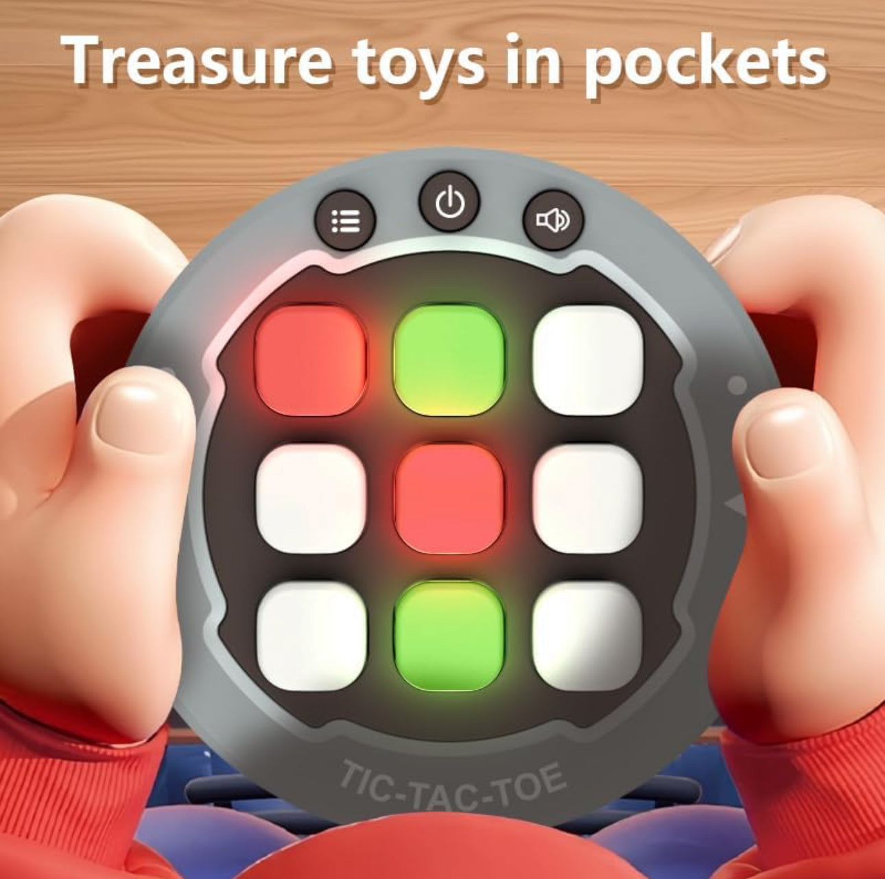 Portable Puzzle Game, Portable Board Game - Electronic Brain Teaser Game - Portable Educational Toys, Family Toys, Home and Travel Board Games