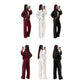 Ladies High Neck Zip-Up Tracksuit-Various Colours