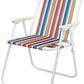 MFurn Angelo Folding Aluminium Material Outdoor Furniture Lounge Beach Chair- Various Colours
