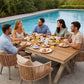 MFURN Glodean Stylish Outdoor Dining 7pc Set