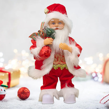 MHome Christmas Dancing Santa Claus Deluxe Desktop Decoration Figurine Ornaments