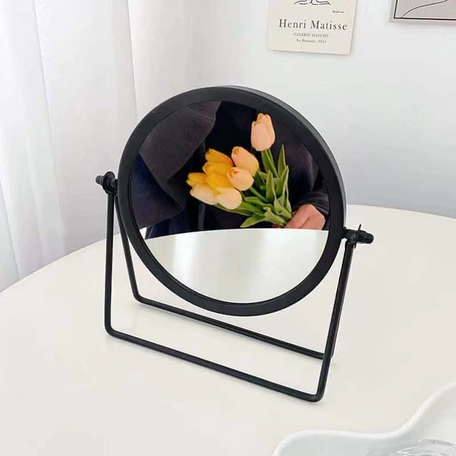 Iron Tabletop Makeup Mirror
