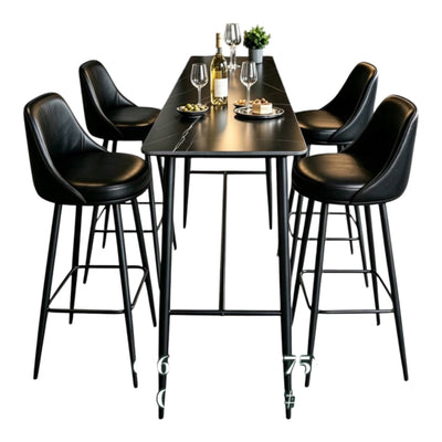 MFURN Modern Bar Table & 4pc Chair Set