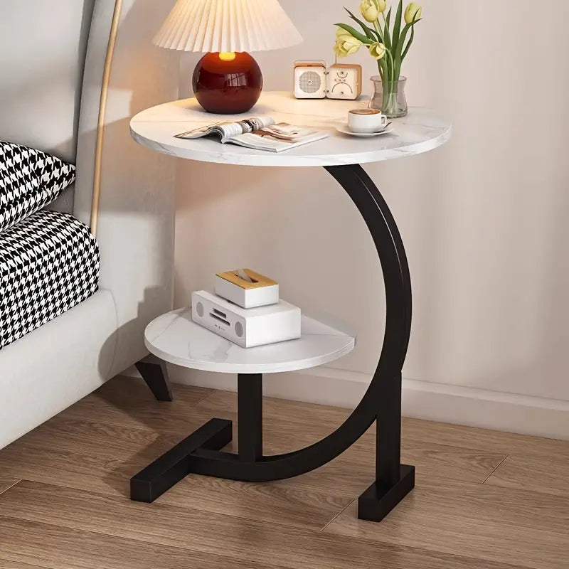 Chic 2 Tier Round Side Table