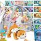 Mkids Baby Activity Gym & Plat Mat 4-in-1