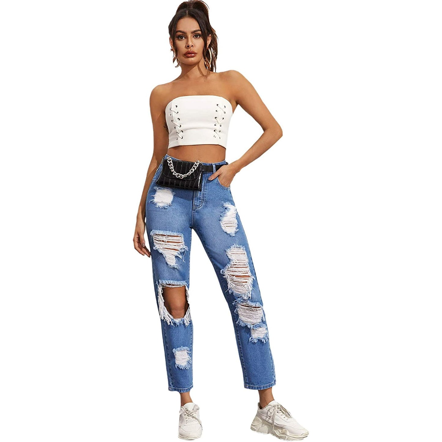 Ladies Boyfriend Jeans