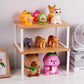 MHome Stackable Cabinet Organizer Shelf Set of 2 for Kitchen Counter Storage