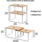 MHome Stackable Cabinet Organizer Shelf Set of 2 for Kitchen Counter Storage
