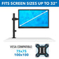 15-33″ Long Arm Table Clamp Monitor Stand