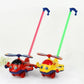 MToy Push Plane Toy Plastic Push Cart for Baby Toddler Learning Walk Toy Airplane Cart