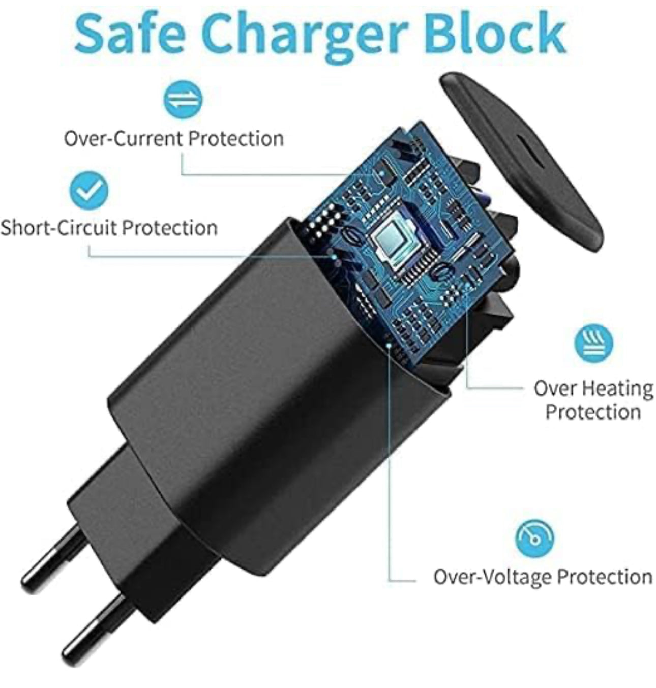 MTech  25 Watt Charger USB Type C Travel Adapter