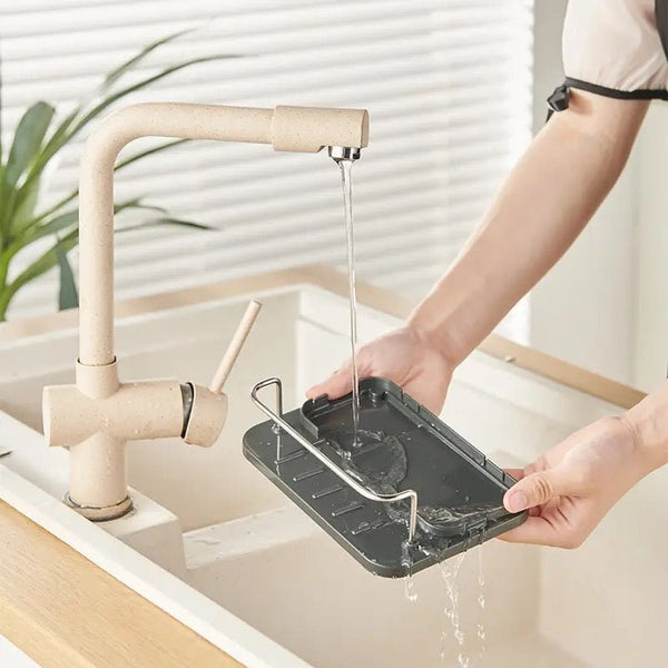 Stainless Steel Soap Dispenser & Sink Organiser
