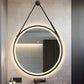 Modern Round Illuminated LED Mirror Touch Sensor With Strap 60cm - Various Options