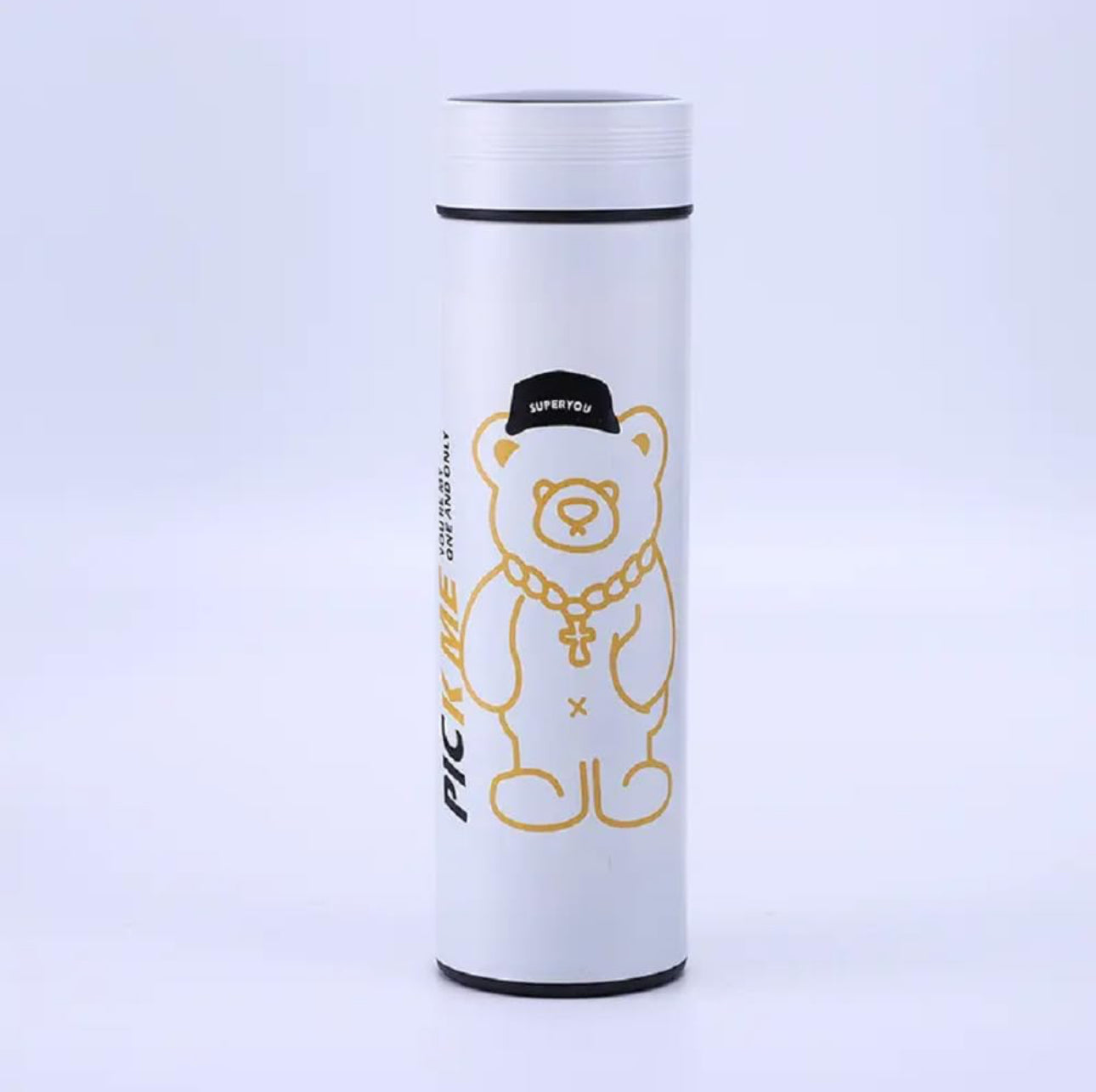 Smart Vacuum Insulated Temperature Thermos Water Bottle with LED Temperature Display | Double Insulation | 500 Ml| Hot and Cold for 12Hr