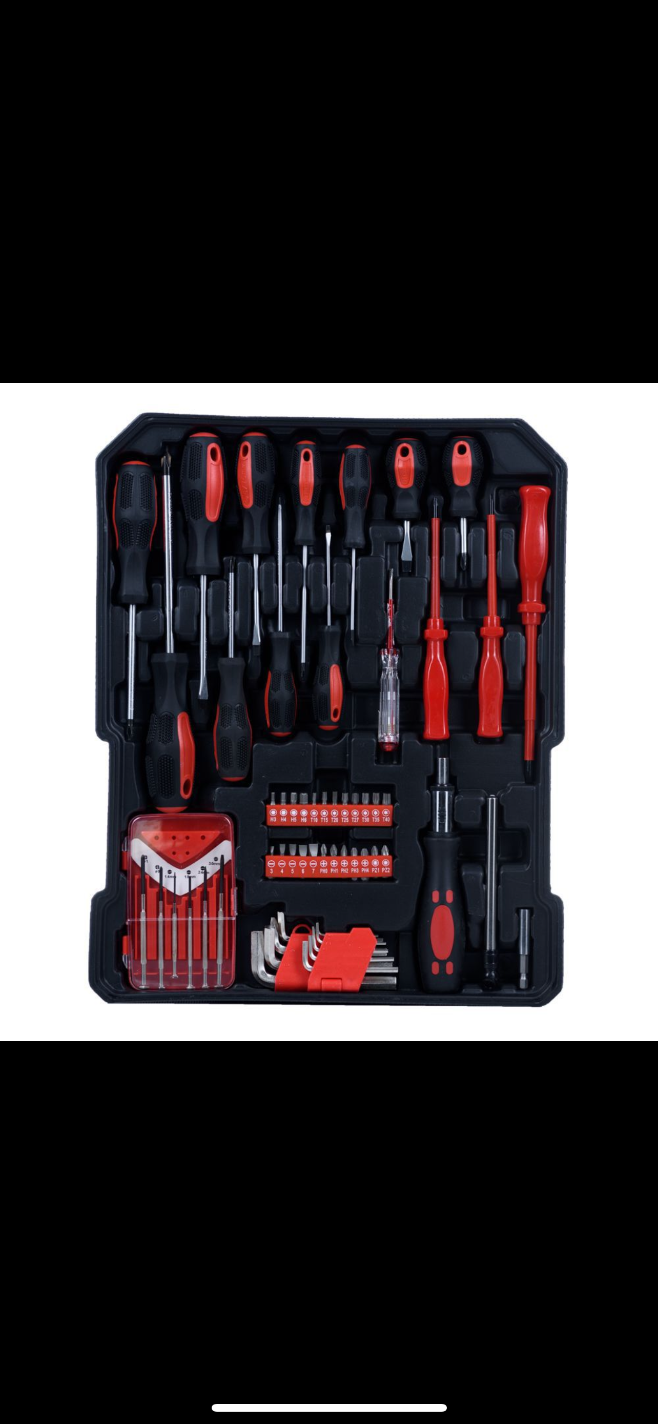 Toolkit Complete with Roller Carry Care - 187pc