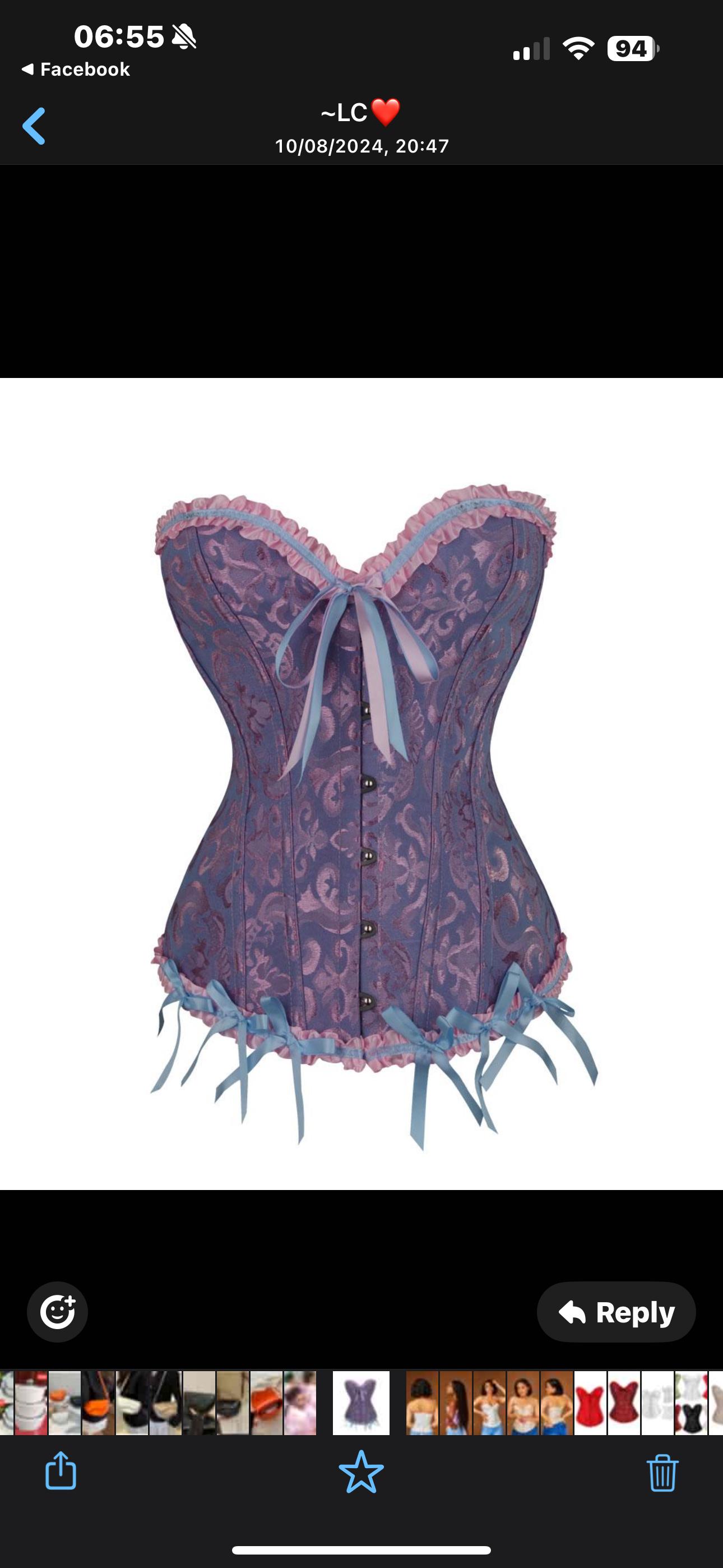 Ladies Sexy Lace Corsets- Various Colours