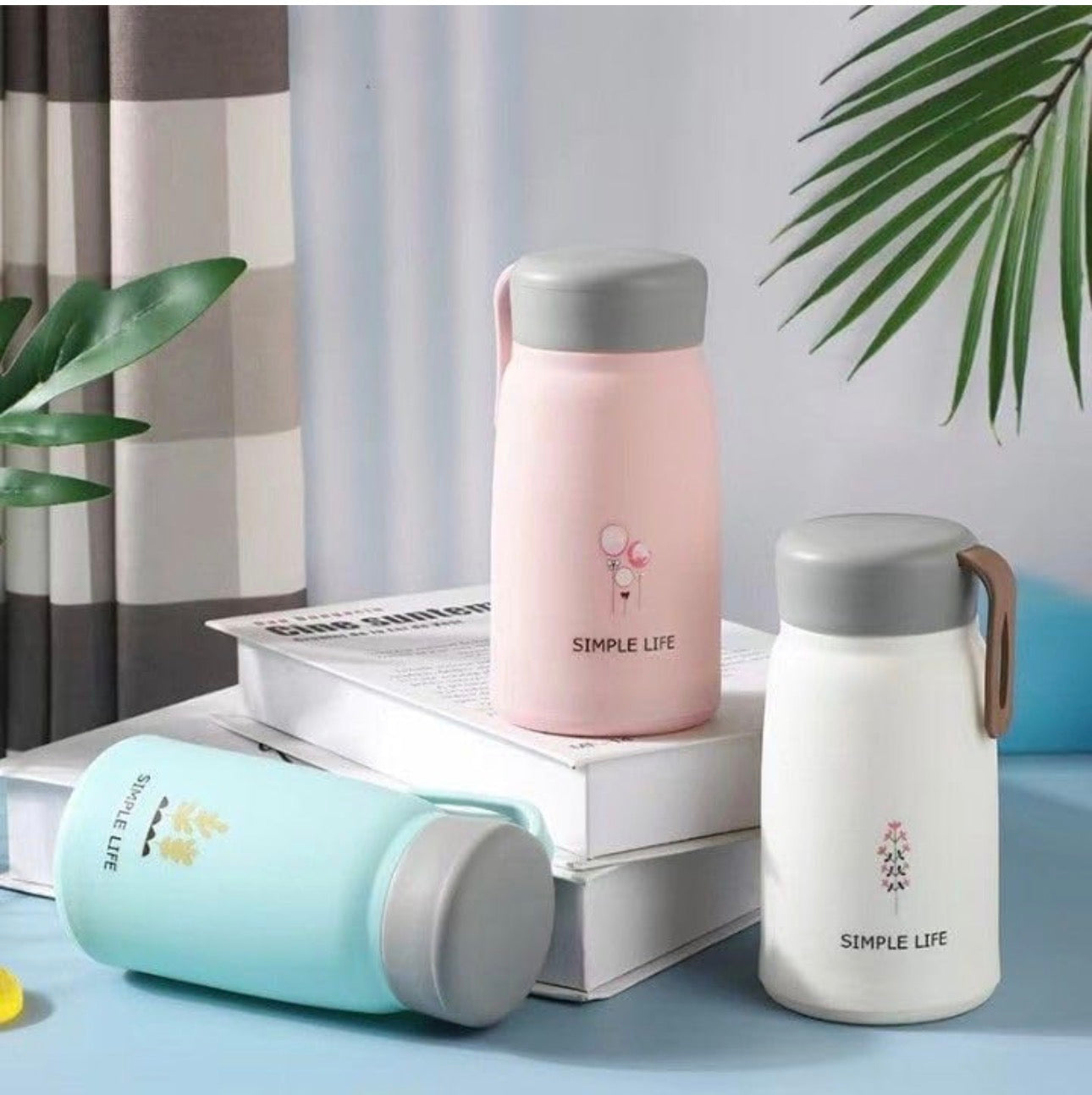 Simple Life Plastic Water Bottles330ml-Various Colours