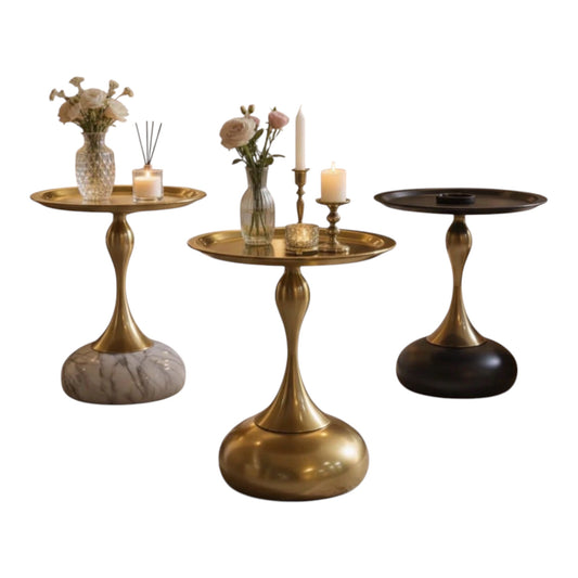 MFURN Elegant Modern Side Table - Featuring a Unique Hourglass Design-Various Colours