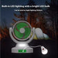 Solar Fan With Multifunction Light