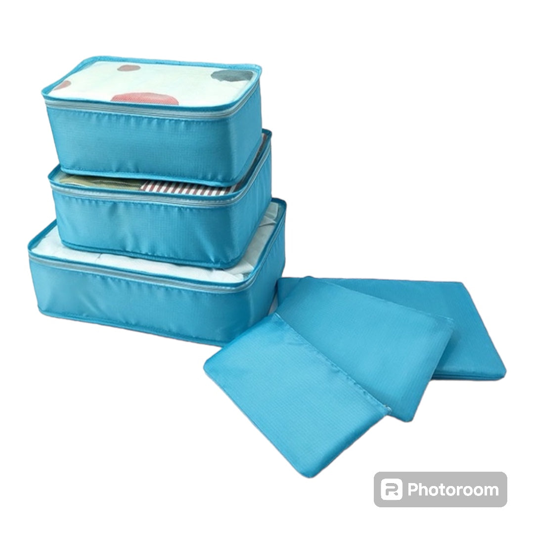 Six-Piece Luggage Organiser Pouch Set