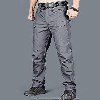 City Tactical Cargo Pants Men Outdoor Hiking Camping Multi Pocket Military Army Trousers Casual Breathable Waterproof Sweatpants