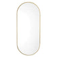 Oblong Mirror 120x60 In Black Or Gold