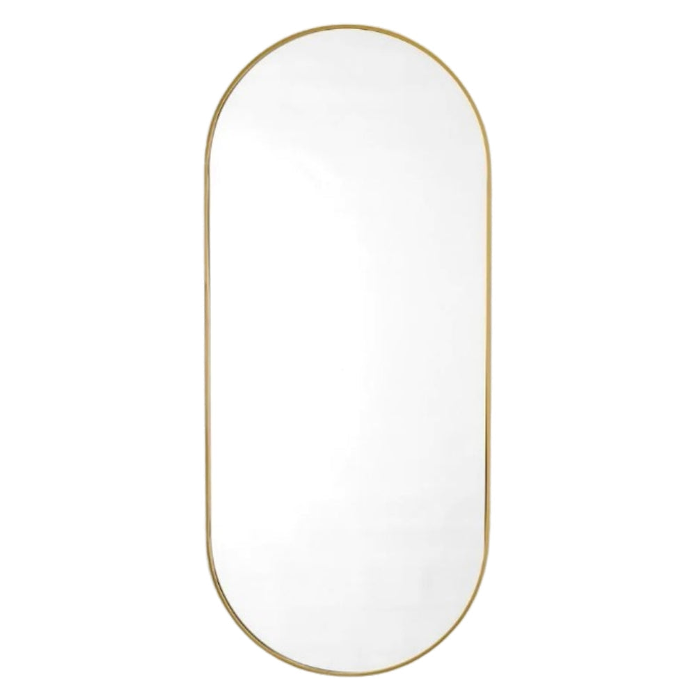 Oblong Mirror 120x60 In Black Or Gold