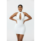 Ladies Stylish Studded Pearl Mini Dress-Various Options