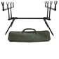 Pro Adjustable Carp Fishing 4-Rod Pod With Bag