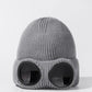 Unisex Knitted Beanie With Sunglasses