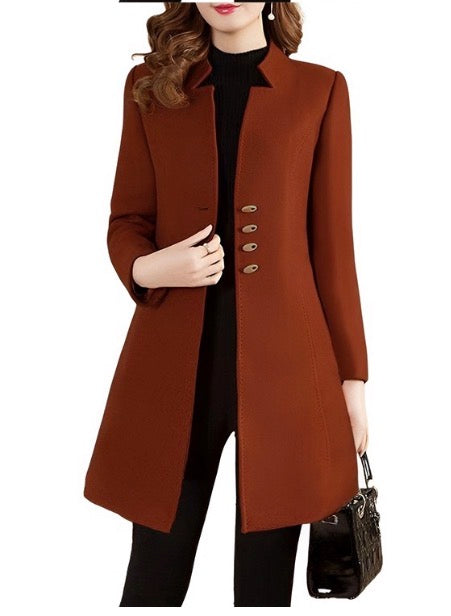 Ladies MidLength Slim Fit Winter Jacket-Various Colours
